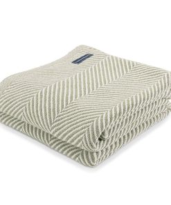 Monhegan Cotton Throw Without Fringe - Tea