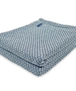 Bar Harbor Cotton Blanket - Indigo