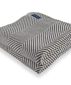 Monhegan Cotton Throw Without Fringe - Slate