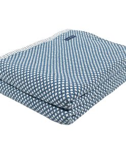 Edgecomb Cotton Blanket - French Blue