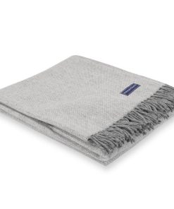 Ashby Wool Throw Blanket - Natural