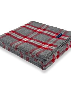 Minnehaha Falls Wool Throw - Red