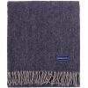 Factory Second Ashby Twill Wool Throw - Navy