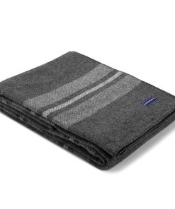 Cabin Wool Blanket - Charcoal