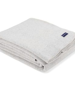 Summit Wool Blanket - Heather Natural