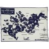 Lake Minnetonka Map Wool Throw