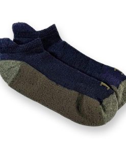 Ankle Runner Wool Socks - Navy
