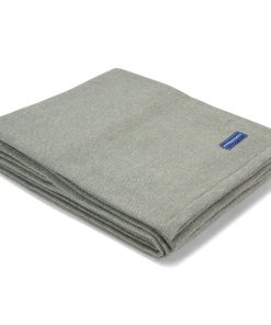 Lakefront Wool Blanket - Sage Green