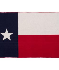 Texas Flag Wool Throw