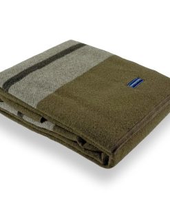 Scout Wool Camp Blanket - Moss Green