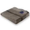 Buffalo Fiber Striped Throw Blanket