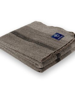 Buffalo Fiber Striped Throw Blanket