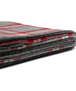 Factory Second Minnehaha Falls Wool Throw - Red