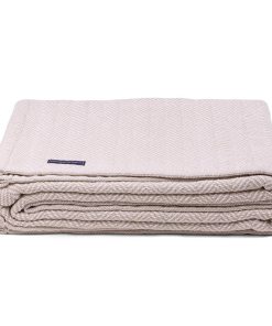 Penobscot Cotton Blanket - Oyster