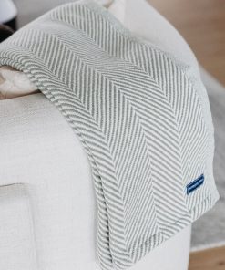 Monhegan Cotton Throw Without Fringe - Tea