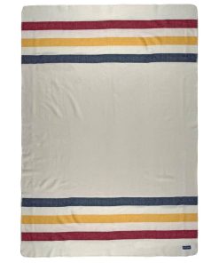 Frontier Wool Throw Blanket - Natural