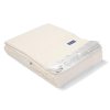 Pure & Simple Satin Wool Blanket - Bone White