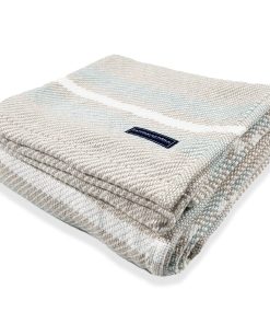 Cabin Cotton Throw - White/Oyster/Surf