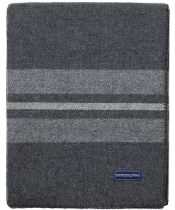 Cabin Wool Blanket - Charcoal