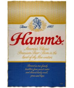 Hamm's Beer Can Wool Throw