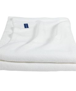Penobscot Cotton Blanket - White