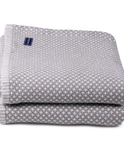 Edgecomb Cotton Blanket - Dove Gray
