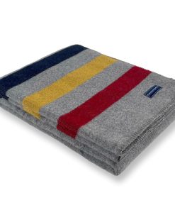 Frontier Wool Throw Blanket - Gray