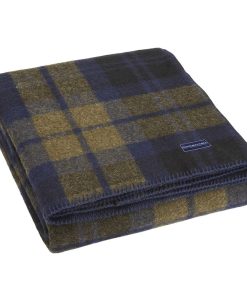 Shadow Plaid Wool Blanket