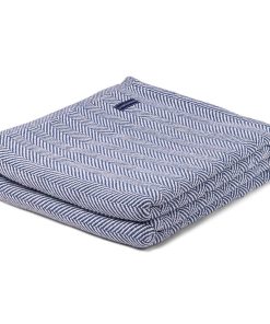 Penobscot Cotton Blanket - Indigo