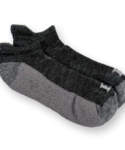 Ankle Runner Wool Socks - Charcoal