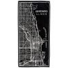 Chicago Map Towel