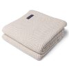 Monhegan Cotton Throw Without Fringe - Oyster