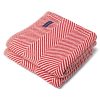 Monhegan Cotton Throw Without Fringe - Breton Red