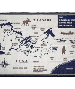 BWCA Map Wool Throw Blanket