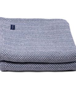 Penobscot Cotton Blanket - Indigo