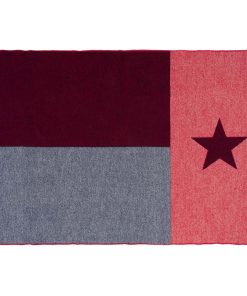 Texas Flag Wool Throw