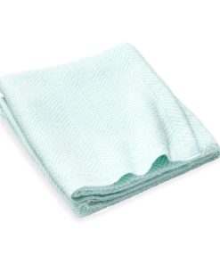 Penobscot Cotton Baby Blanket - Spring Green