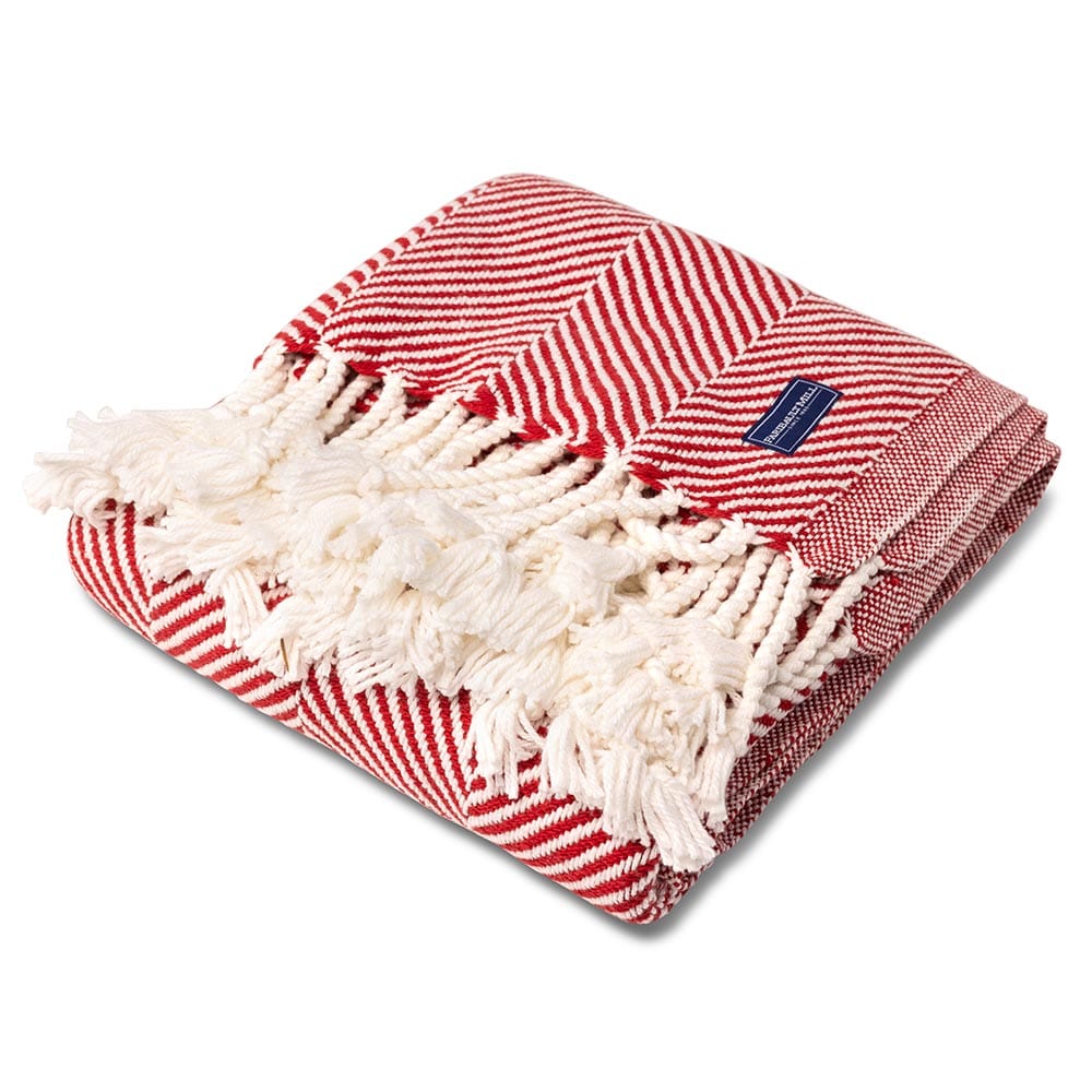 sm-image-715ebacefd1ddace6ee89460 Monhegan Cotton Throw With Fringe - Breton Red