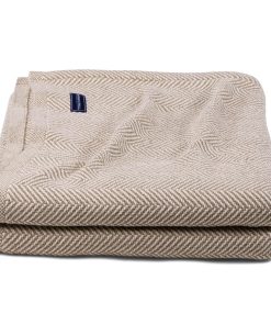Penobscot Cotton Blanket - Stone
