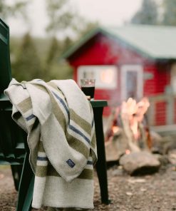Cabin Wool Throw - Smoke