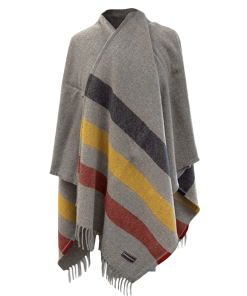 Frontier Wool Shawl - Gray