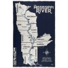 Factory Second Mississippi River Wool Throw