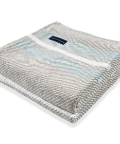 Cabin Cotton Throw - White/Oyster/Surf