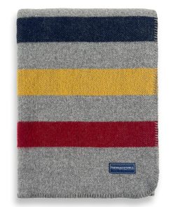 Frontier Wool Throw Blanket - Gray