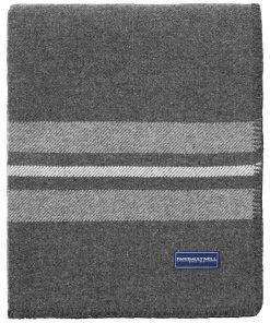 Cabin Wool Throw - Charcoal