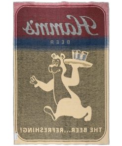 North Star Hamm's Beer Bear Bar Tender Throw