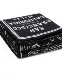 San Francisco Map Wool Throw