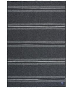 Cabin Wool Throw - Charcoal