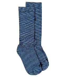 Space Dyed Cotton Socks - Blue