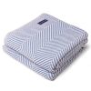 Monhegan Cotton Throw Without Fringe - Denim